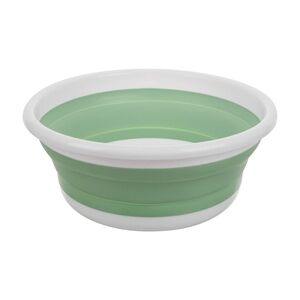 Collapsible Green and White Basin